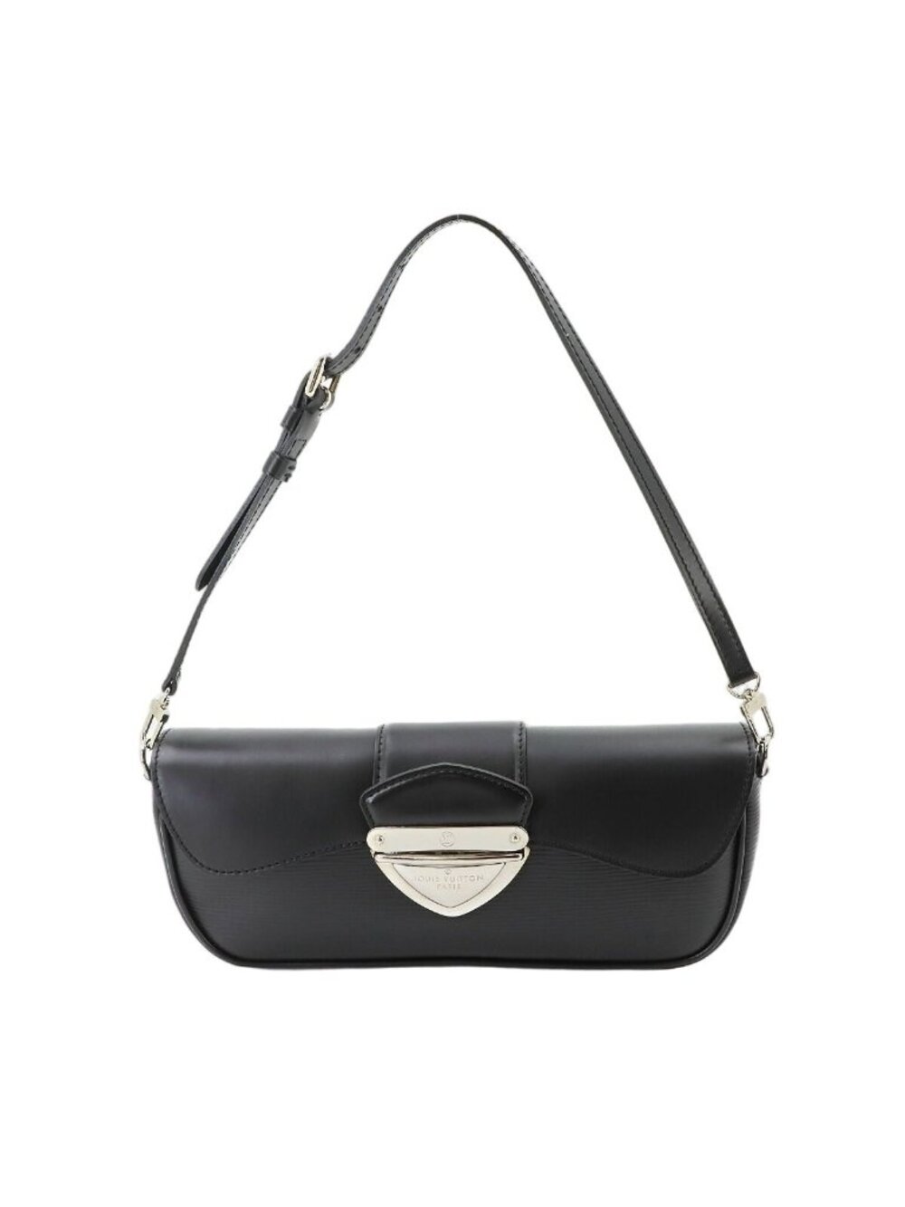Louis Vuitton Epi Pochette Montaigne Shoulder Bag Leather Noir